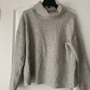 Grey turtle neck casual sweater
